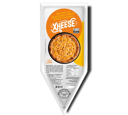 Mistura Requeijão e Amido sabor Cheddar Bisnaga 1.6kg Xheese